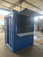 Lussuoso Bar Container Moderno per Esterni, Caffetteria, Mini Negozio Pop-up, Container per Fast Food, Minimarket, Gelateria