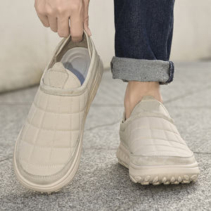 Mocasines de Lona para Hombre, Ligeros y Fáciles de Poner, con Forro de Algodón, Zapatos de Conducir Modernos e Informales - Product Image 5