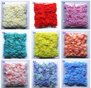 Pétales de <span class=keywords><strong>Rose</strong></span> en Soie de Mariage Pétales de Fleurs Artificielles en Soie pour Mariage Saint-Valentin Décoration de Chambre Décor de Fête - Product Image 2