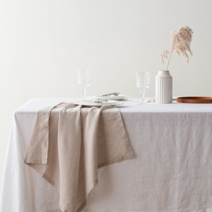 Tovaglia Rettangolare Grande in Puro <span class=keywords><strong>Lino</strong></span> Francese 100% Pre-lavato, 280cm 110 Pollici di Larghezza, Bianca o Multicolore, Personalizzabile, Quadrata o Rotonda - Product Image 3