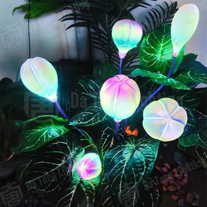 Sculpture lumineuse LED décorative d'extérieur en forme de fruit magique 3D pour l'éclairage paysager des parcs, jardins, places et scènes de festival - Product Image 1