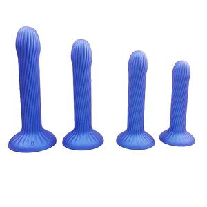 Dildo de Silicona Forrado de 8 Pulgadas con Color Azul Perlado, Juguetes Sexuales de Goma para Mujeres - Product Image 4