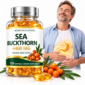 Cápsulas de Aceite de Espino Amarillo Personalizadas OEM 4400mg, Alta Potencia, Favorecen el Bienestar Digestivo y Suplemento Herbal Natural - Product Image 1