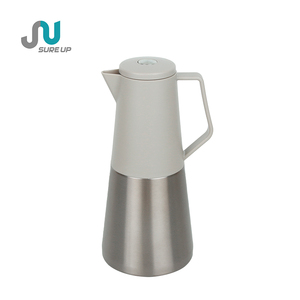 Cafetera Grande de 1.3L con Botón Central y Boca Ancha de Acero Inoxidable, Ideal para Regalos de Inauguración, Empresariales y Corporativos, Paquete Personalizado - Product Image 2
