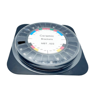 Matériel <span class=keywords><strong>dentaire</strong></span>, brackets en céramique orthodontiques, mini-brackets Mbt / Roth 022, brackets invisibles - Product Image 2