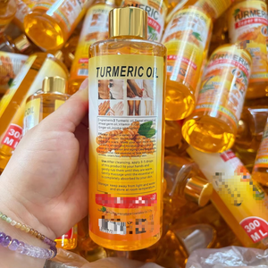 Olio da Massaggio alla Curcuma 300ml, 100% Naturale, Super Sbiancante, Anti-Rughe, per la Cura della Pelle e delle Nocche - Product Image 5