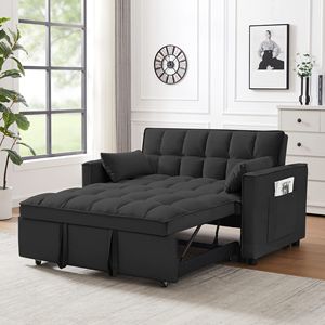 Sofá cama de apartamento de tres plazas multifuncional moderno sofá de sala de estar pequeño de alquiler <span class=keywords><strong>deslizante</strong></span> de tela de alto valor suave para hoteles - Product Image 1
