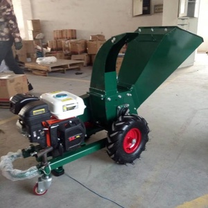 Hot Selling Portable Gasoline <b>Powered</b> 7.5HP Engine Wood Processor Machine Wood Chipper Shredder Branch Shredder Logger Farm - Product Image 3