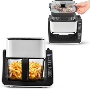 Freidora de Aire Digital Moderna de 4L, Horno Cuadrado con Pantalla Táctil, Modo de Control para Uso Doméstico y Hotelero, Eléctrica, Sin Aceite, de Plástico, 1 Año de Garantía - Product Image 1