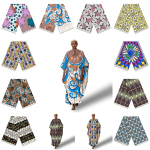 Impresión personalizada tela cera tela batik tela venta al por mayor indonesio Tissus <span class=keywords><strong>En</strong></span> Soie motivo Pagne Africain - Product Image 1