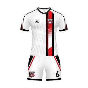 2019 ZHOUKA Top Sale Football Sports knitted sweater High Quality Design custom soccer jersey football jersey Set - Product Image 2