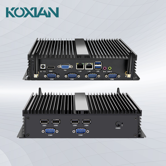Industrial PC Mini N2840 J1800 2nd 3rd 4th 5th Gen I5 Low Power Embedded Chassis Win 10 for 1st 2nd 3rd Gen Accessory Products