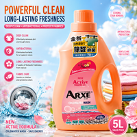 Lessive liquide concentrée écologique pour vêtements 5L Parfum naturel Antibactérien Vente en gros usine Prise en charge de la personnalisation