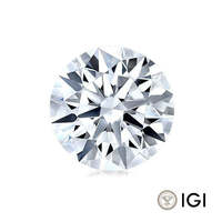 0.5CT 3CT beyaz DEF renk Lab yetiştirilen elmas mükemmel yuvarlak kesim taş takı yapımı için nişan yüzüğü IGI ile