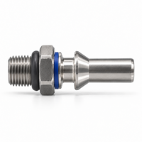 Raccord rapide universel anti-goutte SUS304 DN6 UQD02 mâle pour refroidissement liquide de serveurs de centre de données