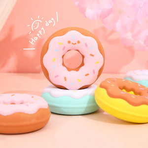 Leuke creatieve 3D cartoon donut niet-giftige potloodgum groot formaat student briefpapier cadeau kinderen festival prijs schrijven tekenen - Product Image 2