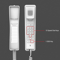 Téléphone IP compact Fanvil H2U, téléphone VoIP mural, réseau IP, bureau, hôtel