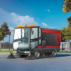 Easy Walk Behind Motor <b>Brush</b> Park Road Cleaning Sidewalk Push <b>Power</b> Street Industrial Floor - Product Image 1