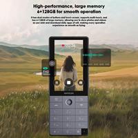 Nouveau téléphone intelligent DUO QIN F25 pour seniors avec clavier, 6 Go + 128 Go, écran 3,54 pouces, Android 14, compatible Google Play