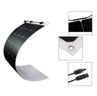 Vente en gros haute efficacité 180W 190W 200W 18V monocristallin semi-flexible panneaux solaires de toit 520W 430W pour bateaux RVs caravanes