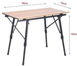 Mesa de rollo de huevo autopropulsada para exteriores, mesa plegable para autoservicio para patio, comedor de Hospital, Material de aluminio para barbacoa - Product Image 3