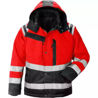 Vêtements de travail imperméables d'hiver pour les ouvriers, veste de sécurité mécanique pour hommes, vêtements de travail de construction personnalisés, veste de travail réfléchissante de sécurité
