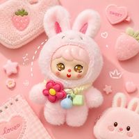 Porte-clés mignon en peluche plastique, pendentif animal transformable, décoration de sac, accessoires de sac à dos, pour boutiques de cadeaux, présentoir de vente au détail, unisexe 14