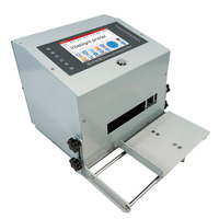 Imprimante à jet d'encre de bureau automatique de haute qualité pour emballage alimentaire pour sac bouchons de bouteilles Cartons étiquette masque code à barres Printing-A5 A3