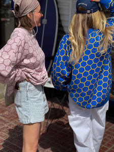 Maglione Pullover a quadri da donna con scollo girocollo a girocollo autunno inverno - Product Image 3