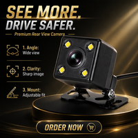 Caméra de recul universelle CCD pour voiture 12V, caméra de recul à 120 degrés grand angle pour le stationnement