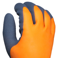 Gants de travail d'hiver en acrylique thermique MaxiTough, enduits de latex sableux, imperméables, antidérapants, chauds, gants de sécurité pour la manipulation en extérieur