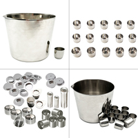 Platinum Micro Crucible with 1ml 3ml 5ml 10ml Pt≥99.95% High Purity Precious Metal Lab Ware for High Temperature Sample Fusion
