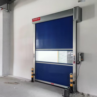 Porte d'enroulement à grande vitesse flexible en tissu pvc automatique Porte à volet roulant rapide