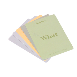 Fabriek Prijs Aangepaste Ontwerp Alfabet Sight Woord Amerikaanse Gebarentaal Flash Kaarten Leren Voor-en Achterkant Voor Kids - Product Image 4