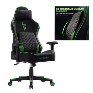 Chaise pivotante réglable à dossier Chaise commerciale robuste d'usine <span class=keywords><strong>Razer</strong></span> Chaise de jeu réglable en hauteur avec support lombaire 3D - Product Image 1