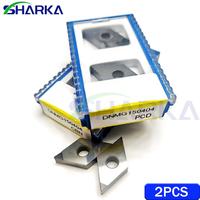 Alat pemotong bubut CNC SHARKA CBN DNMG150404 DNMG150408 DNMG1504 150402 DNMG sisipan karbida sisipan karbida untuk CNC
