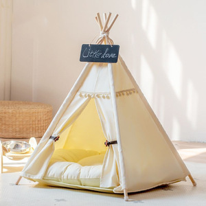 Universal Four Seasons Cat House Kennel <span class=keywords><strong>Pod</strong></span> Winter Warm Extraíble Lavable Cerrado Cama para gatos para perros Embalado en cartón - Product Image 1