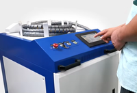 Machine de soudage au laser à fibre portable Elite avec refroidisseur d'eau intégré pour le soudage professionnel de joints métalliques