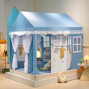 <span class=keywords><strong>Moustiquaire</strong></span> occultante pour enfants en forme de petite <span class=keywords><strong>maison</strong></span> à trois portes, motif fusée astronaute, toutes saisons, pour <span class=keywords><strong>lit</strong></span> simple/double - Product Image 4