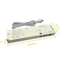 Fuente de alimentación LED de 12V con corriente y voltaje constantes para luces de gabinete, vitrinas y tiras de iluminación de armarios