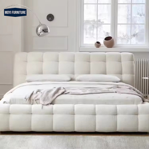 <span class=keywords><strong>Letto</strong></span> King Size Moderno MOYI 180x200 con Struttura in Legno, <span class=keywords><strong>Letto</strong></span> Imbottito di Lusso Stile Italiano, Design Minimalista per Camera da <span class=keywords><strong>Letto</strong></span> Padronale - Product Image 2