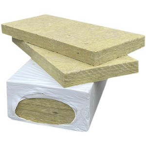 High Density Rock Wool Insulation Board Square Shape Fire Resistant Panel Eco-Friendly for Exterior wall Warehouse Use - Product Image 1