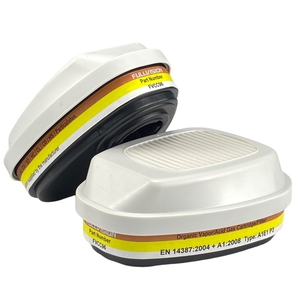 Cartouche multi-vapeurs A1E1 P3, filtre à gaz combiné <span class=keywords><strong>P100</strong></span> Hepa pour <span class=keywords><strong>masque</strong></span> <span class=keywords><strong>demi</strong></span>-visage 7502 6200 - Product Image 4