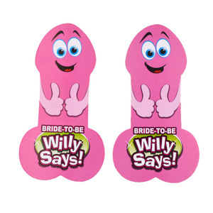 Juego de Cartas Divertidas Willy Says, 24 Piezas/Paquete, Estilo con Forma de Pene, para Fiestas, Discotecas, Bares, Entretenimiento, Día de San Valentín, Despedida de Soltera - Product Image 5