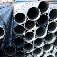 Tubería de Acero Redonda Galvanizada en Caliente Roscada y Acoplada, Estándar BS1387, para Proyectos de Tuberías Subterráneas de Agua y Gas