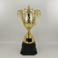 Trophée de championnat automobile gravé au laser, motif couronne miroir en métal durable, le plus vendu