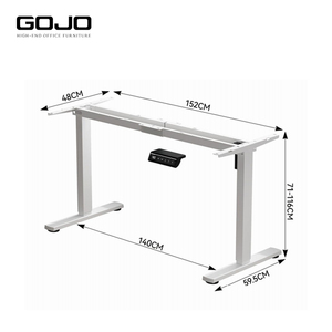 Sang trọng văn phòng điện nghiên cứu Bảng điều chỉnh chiều cao Bàn máy tính với nâng tính năng - Product Image 5