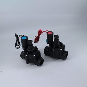 Válvula Solenoide Automática Zanchen DN25 32 para Tuberías, AC DC 9V, Plástico, para Riego Exterior con Interruptor Manual - Product Image 1