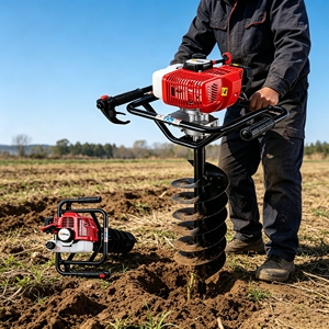 Tarière thermique légère L&<span class=keywords><strong>P</strong></span> pour le forage de trous de pieux de terrasse et de piliers de jardin, pour la maison et le jardin - Product Image 2