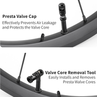 MUQZI topi katup ban sepeda logam campuran aluminium, topi batang katup Presta ke Schrader, Set alat adaptor ban sepeda MTB